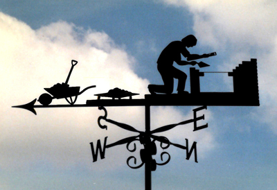 Brick Layer weather vane